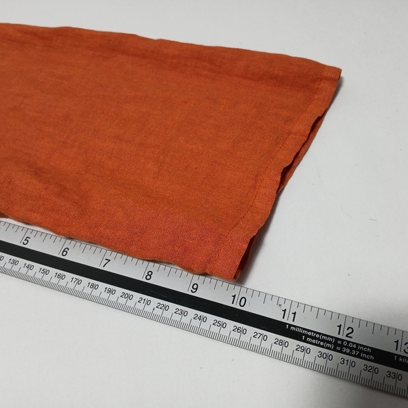 John P  100% Linen  3/4 Sleeve Layered Top. Size M - Picture 6 of 6